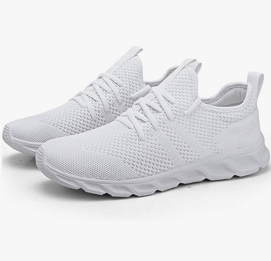 Women's Knit Lace-Up Running Sneakers
