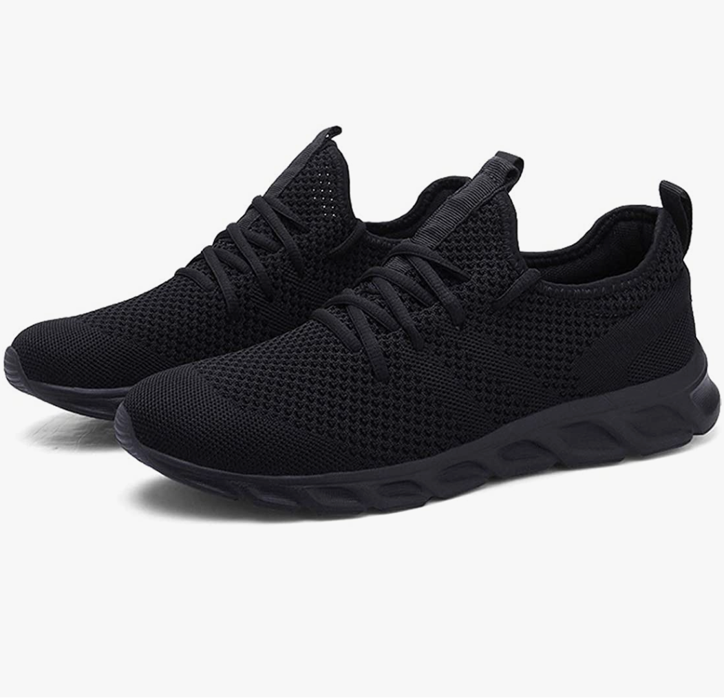 Women's Knit Lace-Up Running Sneakers