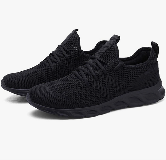 Women's Knit Lace-Up Running Sneakers